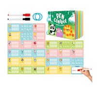 Pen Control Training Cards - Erasable Early Education Toy,Kids Handwriting Training Pen Control Cards - Learning & Education For 2-6 Years Old Boys Girls Toddler Kindergarten Classroom