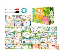 Pen Control Training Cards - Erasable Early Education Toy,Kids Handwriting Training Pen Control Cards - Learning & Education For 2-6 Years Old Boys Girls Toddler Kindergarten Classroom