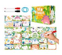 Pen Control Training Cards, Interactive Writing Workbook, Erasable Writing Exercises, Kids Handwriting For 2-6 Years Old Boys Girls Toddler Kindergarten Classroom