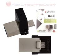 PEN DRIVE 16GB KINGSTON USB MICRODUO 3.0 DTDUO/16GB USB 3.0 NERO