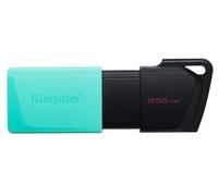 Pen Drive 3.2 256Gb Type-A Exodia M Black/Teal Kingston Cappuccio Remov
