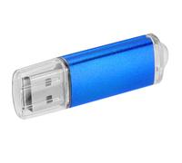 Pen drive da 64 GB USB 2.0 con cover trasparente blu