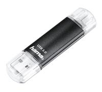 Hama"Laeta Twin" USB Flash Drive USB 3.0 256GB 40MB/s black Technology 3