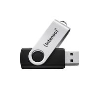 Intenso Office Line USB Stick da 128 GB, Super Speed USB-A 3.2, fino a 70 MB/s, robusto alloggiamento in metallo, argento e nero: Amazon.de: computer e accessori