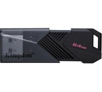Kingston Technology DataTraveler 64GB Portable USB 3.2 Gen 1 Exodia Onyx