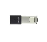 Lexar JumpDrive Fingerprint F35 PRO - Chiavetta USB 3.0 da 64 GB, fino a 300 MB/s in lettura/150 MB/s in scrittura, chiavetta USB, 10 ID impronte digitali consentiti, unità USB per computer/PC/laptop