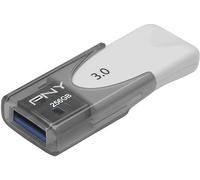 PNY ATTACHE 4 unit flash USB 256 GB USB tipo A 3.2 Gen 1 3.1 Gen 1 Grigio Bianco (PNY 256GB ATTACHE 4 3.0 - USB3.0 Sliding USB