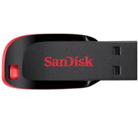 SanDisk Cruzer Blade unità flash USB 128 GB USB tipo A 2.0 Nero, Rosso