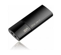 Silicon Power SP032GBUF3B05V1K Blaze B05 Chiavetta USB 3.0 da 32 GB, connettore USB retrattile, Lettura Fino a 100MB/s, Nero