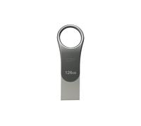 Silicon Power - Mobile C80 unità flash USB 128 GB USB Type-A / USB Type-C 3.2 Gen 1 (3.1 Gen 1) Titanio - SPEDIZIONE GRATUITA