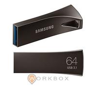 PEN DRIVE USB 3.1 3.0 64GB SAMSUNG BAR PLUS GRAY 200MB/s MUF-64BE4/EU