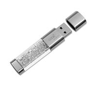 Cool Accesorios Chiavetta USB Crystal 64 GB USB 3.0 Bianco