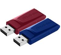 VERBATIM 49327 - Chiavetta USB, USB 2.0, 32 GB, cursore, confezione da 2