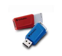 Verbatim Due Chiavette Store 'n' Click 32GB Rosso e Blu