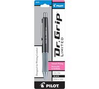Pen, Gel, Retractable, Black Ink/Charcoal GY Barrel, Sold as 1 Each