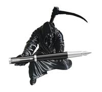 Pen Holder - 3D Printed Statua Design, Desktop Organizer, Creative Gothic Decor Piece, durevole Collectible Display | Desk Pen Organizer Sculpture Gift For Students Teens Adults