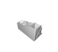 Pen Holder Desktop Organizer with Business Card Slot - Office Desk Accessory