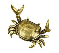 Pen Holder - Pen Stand | Desk Organizer | Crab Pen Holder | Brass Weightlifting Granchio Pen Stand | Unico Animal Sculpture Home Decoration | Desk Gadget Pen Rest For Home, School, Exhibition