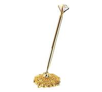 Pen Nozze - Pensieri In Metallo Firma Di Nozze | Pensi Di Nozze Per I Libri Gli Ospiti | Hollow Round Pen Holder, Elegante Regalo Di Decorazione Di Gioielli Gem Per Matrimonio Libro degli Ospiti Comp