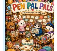 Pen Pal Pals: A Bold & Easy Cozy Coloring Book for Adults and Teens