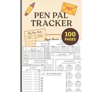 Pen Pal Tracker: Pen Pal Kit, Letters ... | Letter Writing Tracker Journal | Pen Pals Record Logbook | 100 Pages