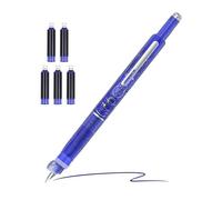 PEN per font retrattile: strumento ideale retrattile retr strumento penna fontana retrattile con 5 cartucce di ingresso 0,5 mm, kit fontana scomparso, Doodling Journal Calligraphy Stationery
