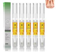 Pen riparatrice unghie 4ml, trattamento per unghie dei piedi e delle mani, rinforza le unghie, ripara crepe e deformazioni, favorisce crescita rapida, restituisce lucidità naturale (5 pezzi)