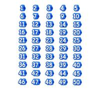 Pen Toppers Number - Reusable Tags