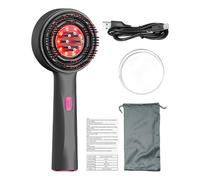 Pena Masajeador De Cuero Cabelludo Eléctrico - Cepillo De Masaje 21x8,5 Cm, Masajeador Dee Cabello Impermeabile, Modo RelaCerchi Y Calmante, Estimula El Crecimiento, Spa En Casa Para Mujeres Y Hombr