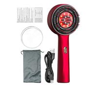 Pena Masajeador De Cuero Cabelludo Eléctrico - Cepillo De Masaje 21x8,5 Cm, Masajeador Dee Cabello Impermeabile, Modo RelaCerchi Y Calmante, Estimula El Crecimiento, Spa En Casa Para Mujeres Y Hombr