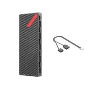 PENCHEAK 1 A 10 5V 3 Pin Indirizzabile ARGB Adattatore 5V 3Pin Ventola di Raffreddamento Controller Per Case Fan Per Computer Case ARGB PWM Splitter PC Raffreddamento