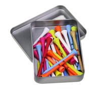PENCHEAK 1 Box Golfs Magliette Con Custodia Per Lo Stoccaggio Multicolore Tees 42/70/83 Mm Accessori Per Giocatori Wood