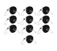 PENCHEAK 10lot Multipurlo Cavo Down Giù Tipo Pesante Elastici Bocci da Esterno per Spazzatura da Campeggio Cestino può Proteggere I Bocce All'aperto