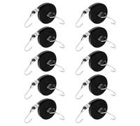 PENCHEAK 10lot Multipurlo Cavo Down Giù Tipo Pesante Elastici Bocci da Esterno per Spazzatura da Campeggio Cestino può Proteggere I Bocce All'aperto