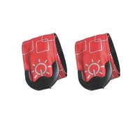 PENCHEAK 2 braccialetti con luce LED riflettente USB | Braccialetto a LED ricaricabile tramite USB, riflettente, per sport all'aria aperta, notte, facile da usare