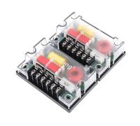 PENCHEAK 2 Pack 4Ohm 2 Way Crossover 200W Passivo Auto Tweeter Divisore di Frequenza Accessori Auto Tweeter