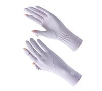 PENCHEAK 2 Pack Leggero Guanti Seta Ghiaccio Traspirante Guanti Dita Dita Per Attività All'aperto Che Gestiscono