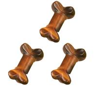 PENCHEAK 3pcs Intagliato A Mano Piccolo Cane Osso Figurine Cristalli Naturali Pietra Ornamento Per La Decorazione Domestica E Artigianato Forniture Pocket Stone
