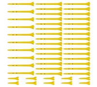 PENCHEAK 50 Lunghi Senza Grazia per Tees Sostituzione in Plastica 4 Prongs Accessori Allenamento La Testa Non Slip Golfs Praticare Magliette da Attrezzatura da