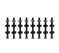 PENCHEAK 8 PCS Vite A Vite Set Freno Viti per Bulloni A Gabbia con Dado per Radiatore della Custodia Pc E Bullone della Gabbia del Freno Marcia I Freni Molla