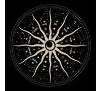 PENCHEAK Astrologys Tarochi Tarches Squares Pendulums Divinazione Altari Board Tovaglia per Principianti Esperti Lettori Lettura Spirituale