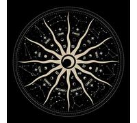 PENCHEAK Astrologys Tarochi Tarches Squares Pendulums Divinazione Altari Board Tovaglia per Principianti Esperti Lettori Lettura Spirituale