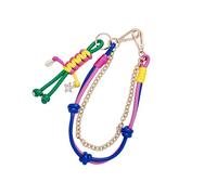 PENCHEAK Borsa Alla Charm Chain Metal Decoration Per Zaini Con Borse E Jeans Outfit PU ROPE Keechchain Creative Hand Hand Decors