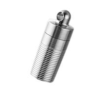 PENCHEAK Bottiglie Medicine Impermeabilizzate Pillole per Guarnizioni A Prova umidità per Campeggio E Ingranaggi Sopravvivenza Esterni Portatili in Titanio