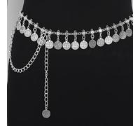 PENCHEAK Cintura A Vita Con Branco Di Monete Metalliche Stili Etnici Accessorio Di Moda Della Catena Del Ventre Per Festival Musicali E Abiti Casuali Per Feste In Spiaggia