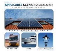 PENCHEAK Controller A Batteria Solare Multifunzionale Accessorio Portatile per Soluzione Energia Domestica Sostenibile necessità Alloggiamento del Dispositivo Solare