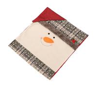 PENCHEAK Coprisedia natalizio, cappello di Babbo Natale, fiocchi di neve, gnomi, coprisedia, decorazione per cena e banchetti