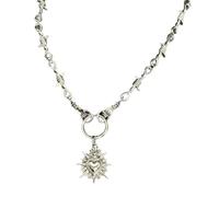 PENCHEAK Cuore Unico In Mano Accessorio Per Collana A Filo Spinato Accessorio Che Simboleggia La Resilienze E La Tenerezza Per Appassionati Della