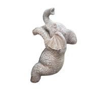 PENCHEAK Elefante Pentole Fiori Sospesi Decorazione Da Giardino Balcone Adorabile Regalo Scultura Per Animali Per Amanti Degli Elefanti Accessori In Resina Scultura Animali