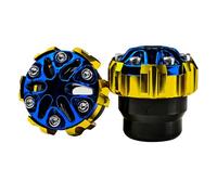 PENCHEAK Lega di alluminio Del Motociclo Forcella Cup Leggero Per Pendolarismo Miglioramento Della Durata Miglioramento 2pcs Lega di Alluminio Moto Crash Cup Modifica Accessori